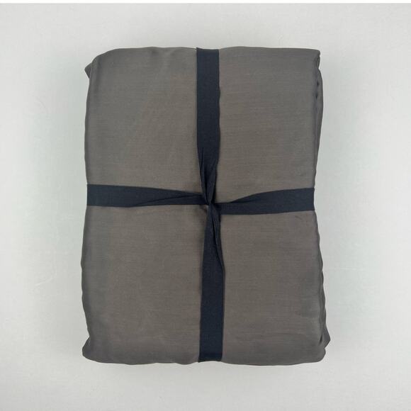 West Elm KING Silky Tencel Lyocell Sheet Set SLATE GRAY 320 Thread Count NWT - Picture 7 of 7